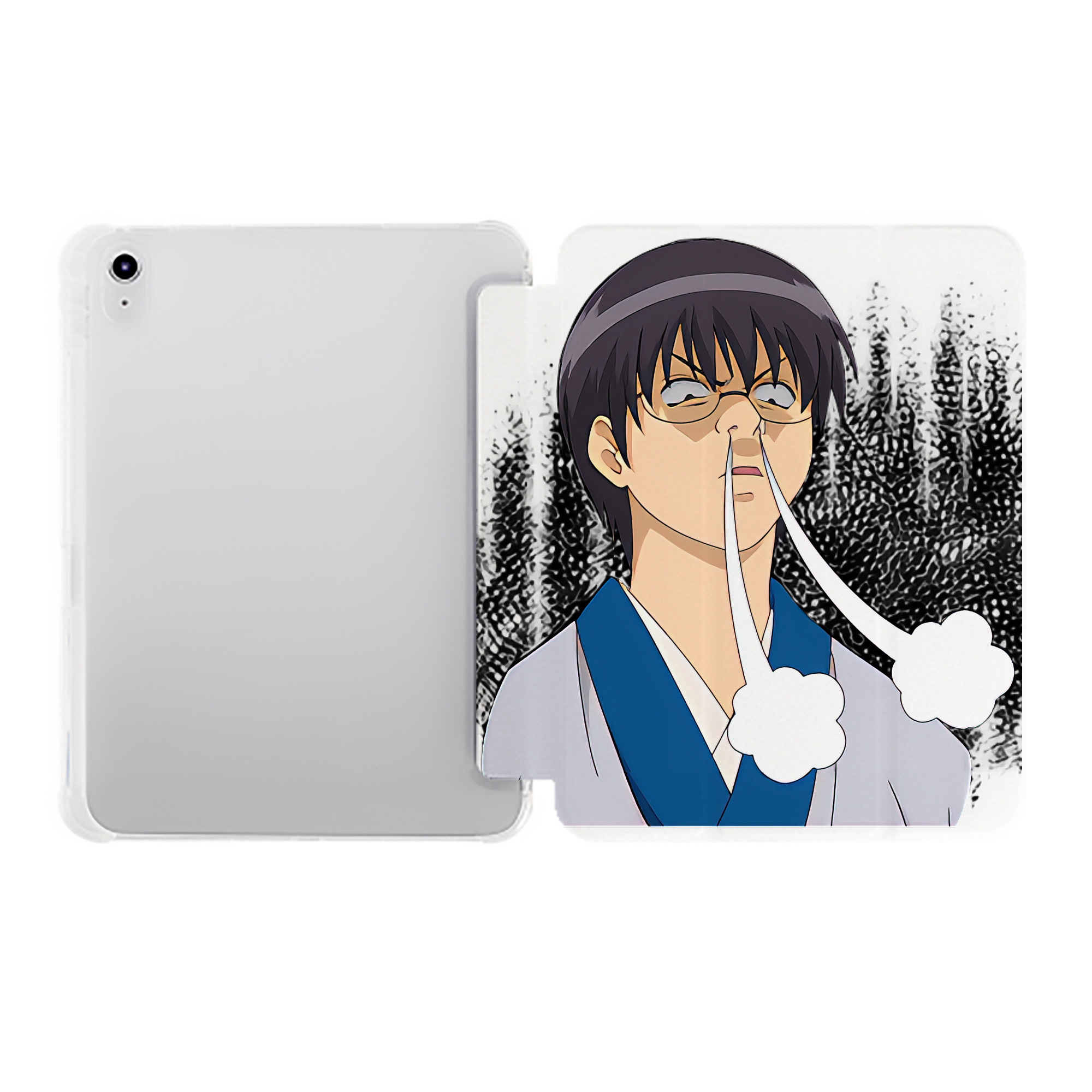 （画像用） ぎんたま 坂田銀時（さかたぎんとき） 神楽 志村新八（しむら しんぱち） GINTAMA Sakata Gintoki Kagura Shimura Shinpachi IPad ケース ペン収納付き 三つ折りスタンド PUレザー×シリコン 対応機種9.5/10.5/10.9インチ